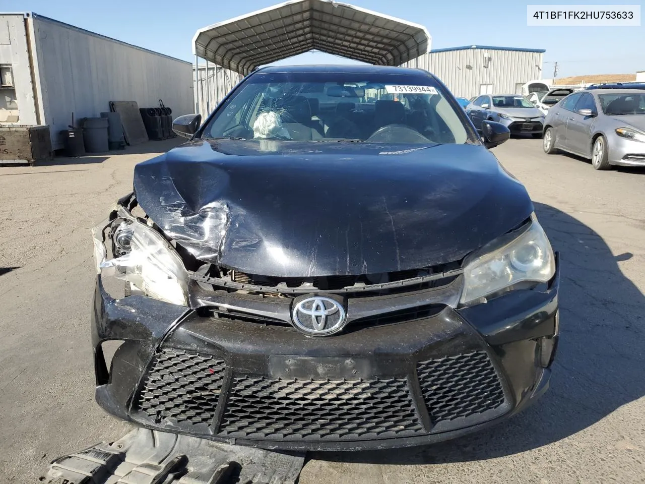 2017 Toyota Camry Le VIN: 4T1BF1FK2HU753633 Lot: 73139944