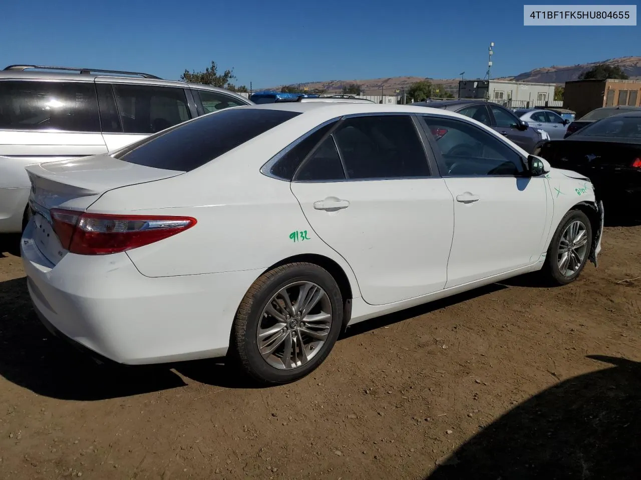 2017 Toyota Camry Le VIN: 4T1BF1FK5HU804655 Lot: 73379674