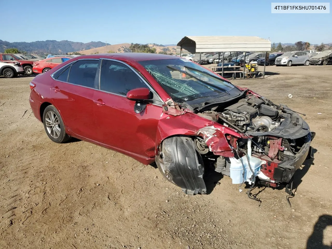 2017 Toyota Camry Le VIN: 4T1BF1FK5HU701476 Lot: 73387904