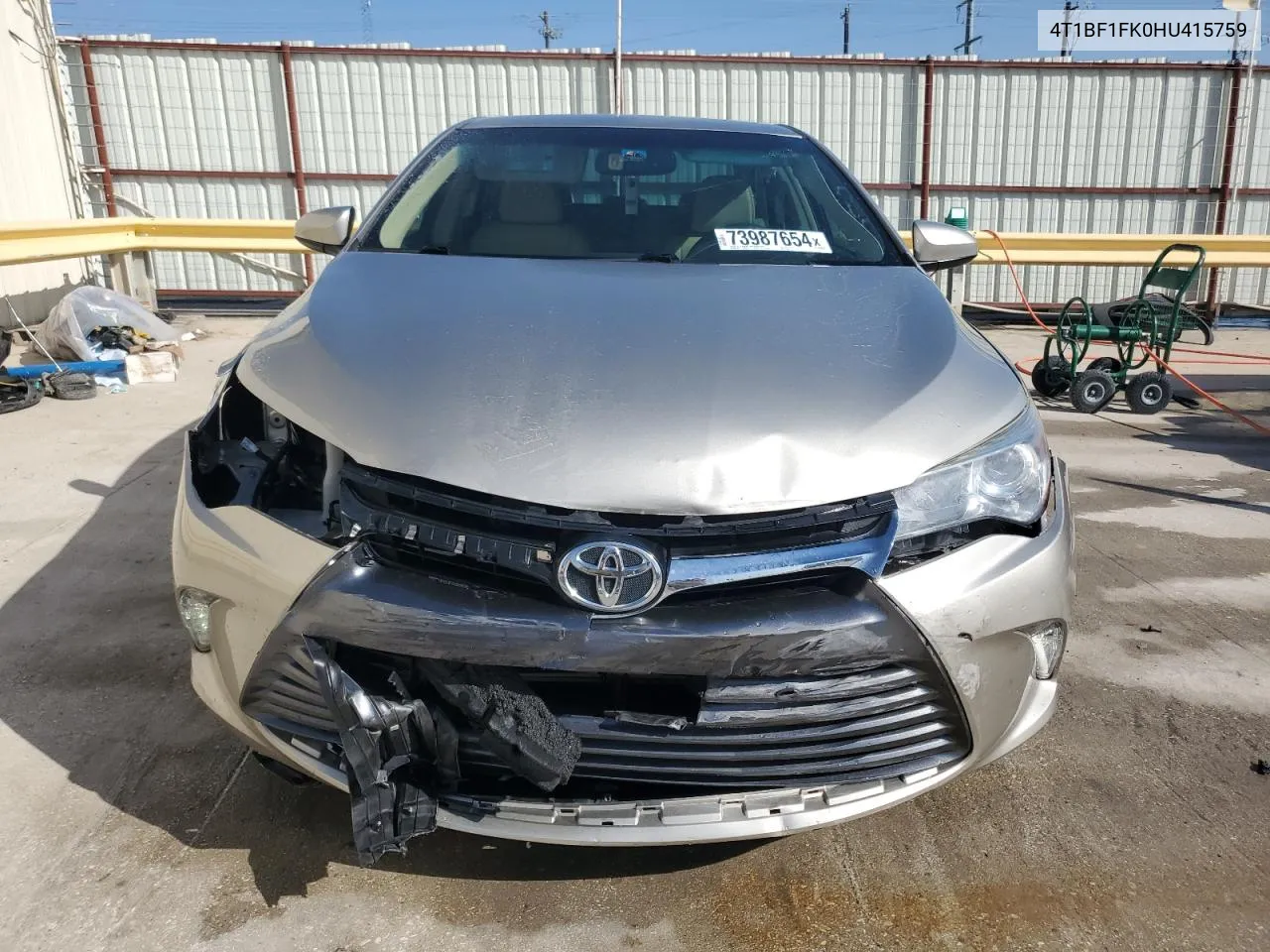 2017 Toyota Camry Le VIN: 4T1BF1FK0HU415759 Lot: 73987654