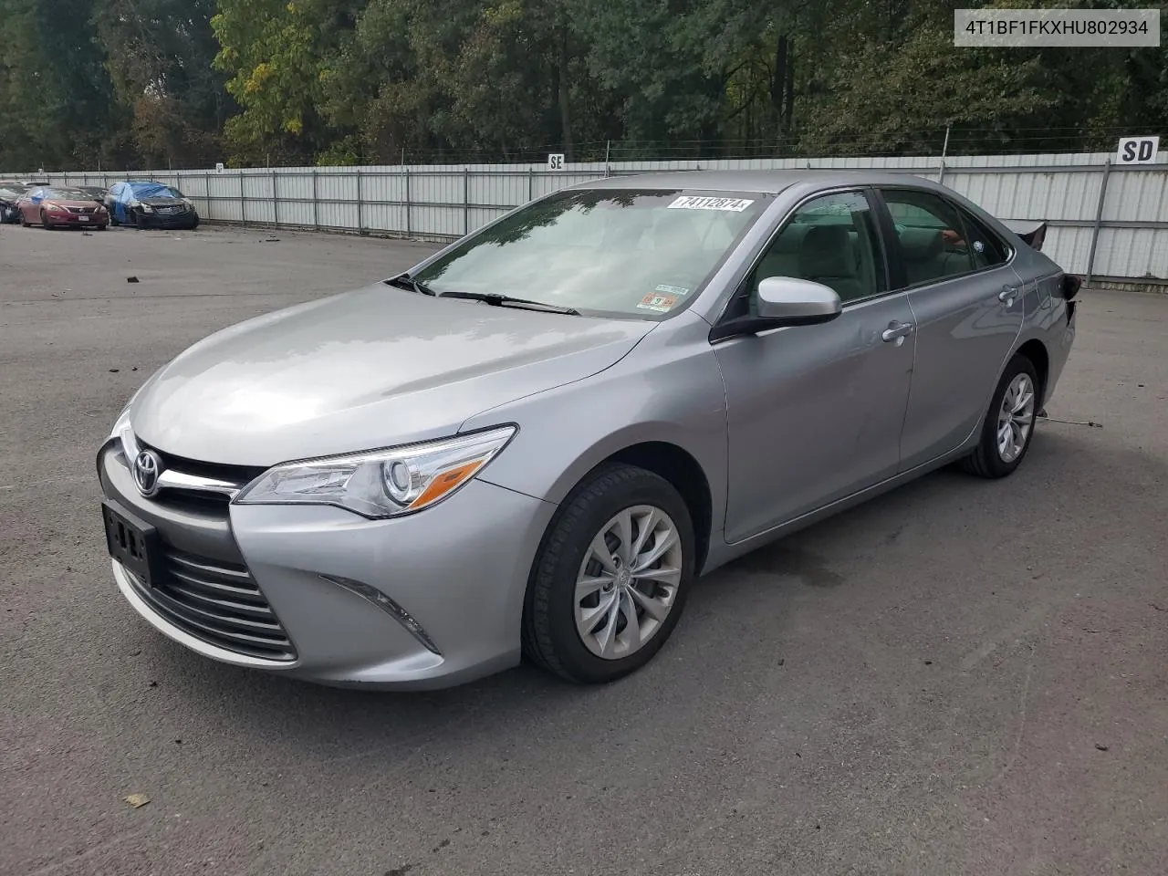 4T1BF1FKXHU802934 2017 Toyota Camry Le