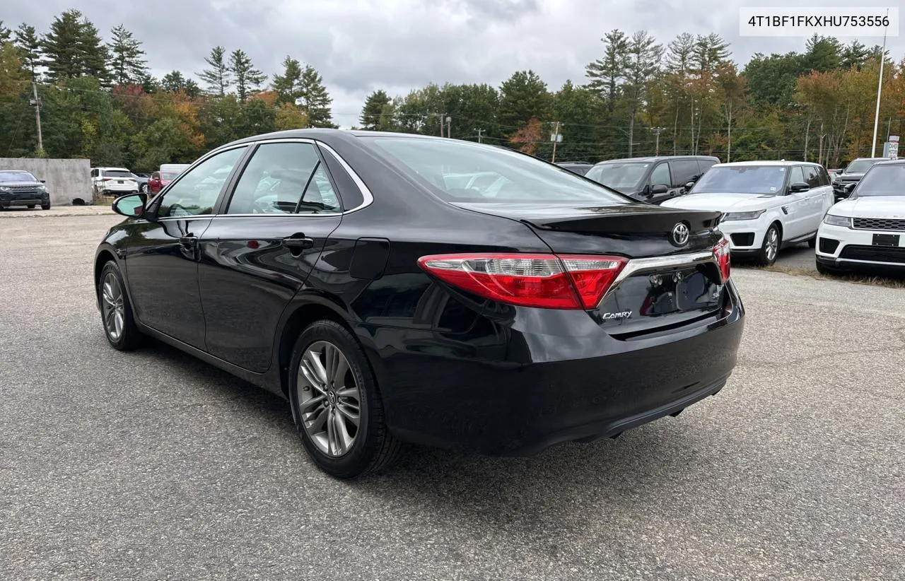 2017 Toyota Camry Le VIN: 4T1BF1FKXHU753556 Lot: 74311974