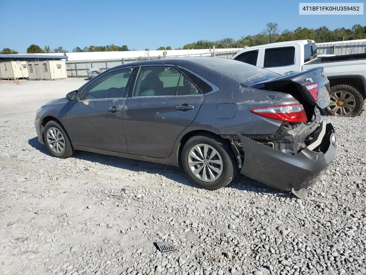 2017 Toyota Camry Le VIN: 4T1BF1FK0HU359452 Lot: 74694244