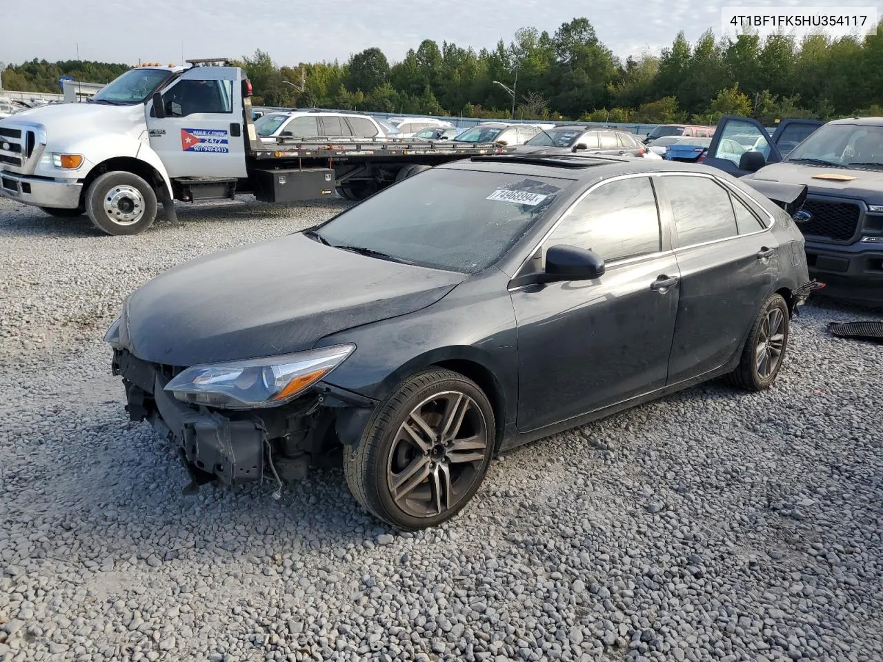 2017 Toyota Camry Le VIN: 4T1BF1FK5HU354117 Lot: 74968994