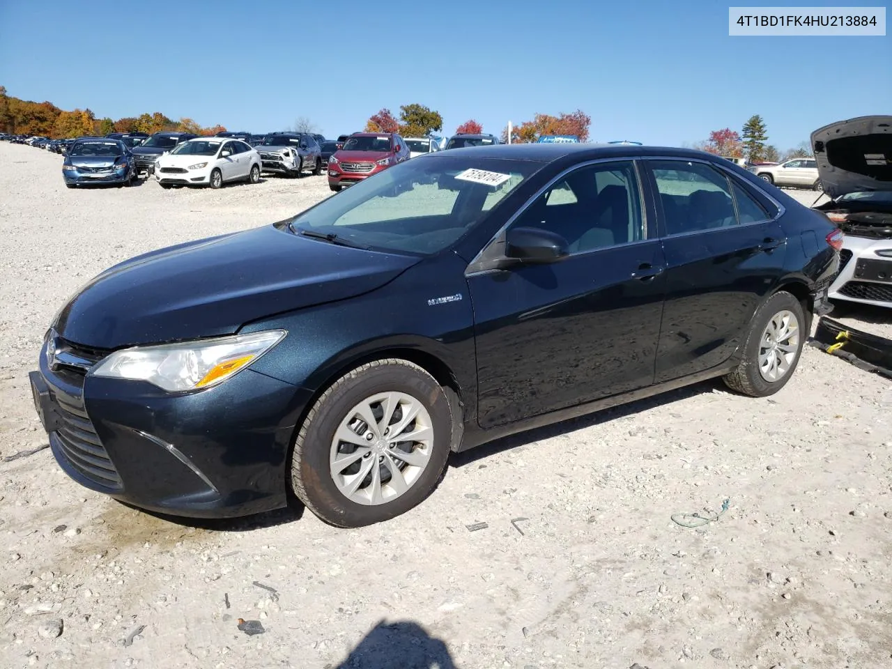 2017 Toyota Camry Hybrid VIN: 4T1BD1FK4HU213884 Lot: 75198104