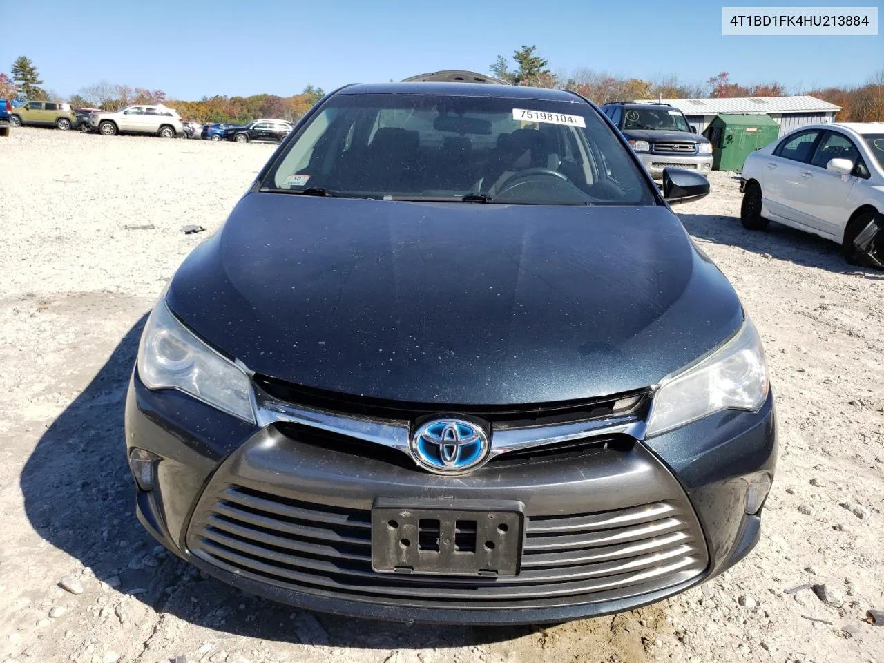 2017 Toyota Camry Hybrid VIN: 4T1BD1FK4HU213884 Lot: 75198104