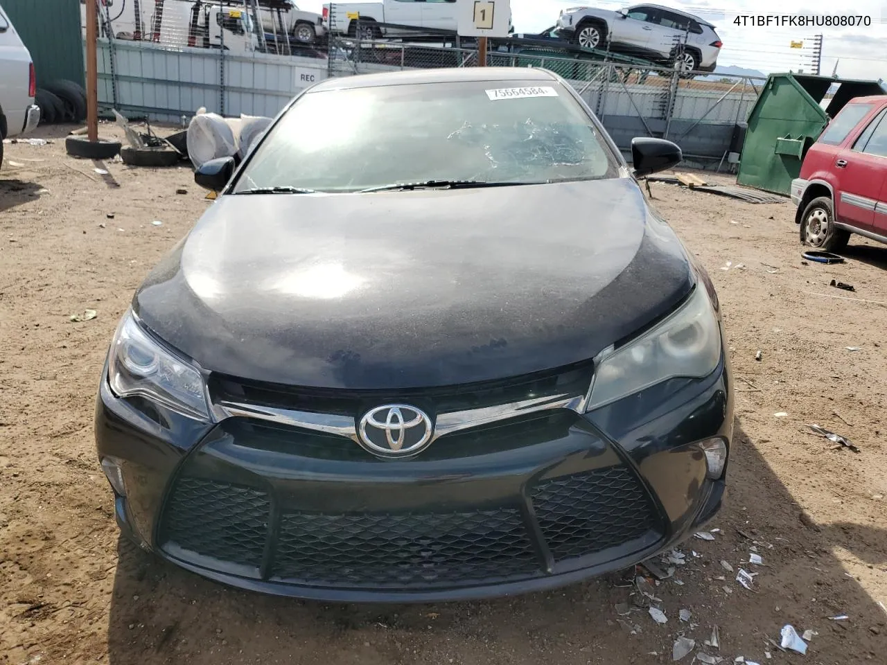 2017 Toyota Camry Le VIN: 4T1BF1FK8HU808070 Lot: 75664584