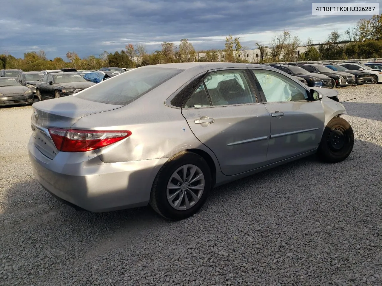 4T1BF1FK0HU326287 2017 Toyota Camry Le