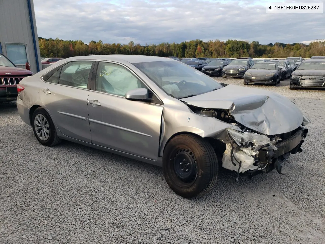 2017 Toyota Camry Le VIN: 4T1BF1FK0HU326287 Lot: 75980324