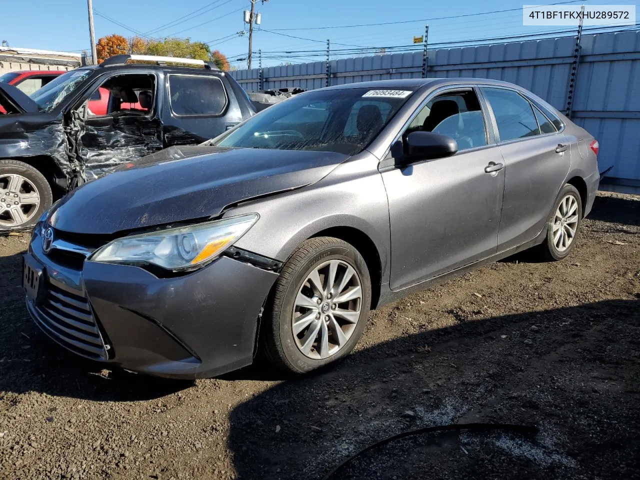 2017 Toyota Camry Le VIN: 4T1BF1FKXHU289572 Lot: 76093484