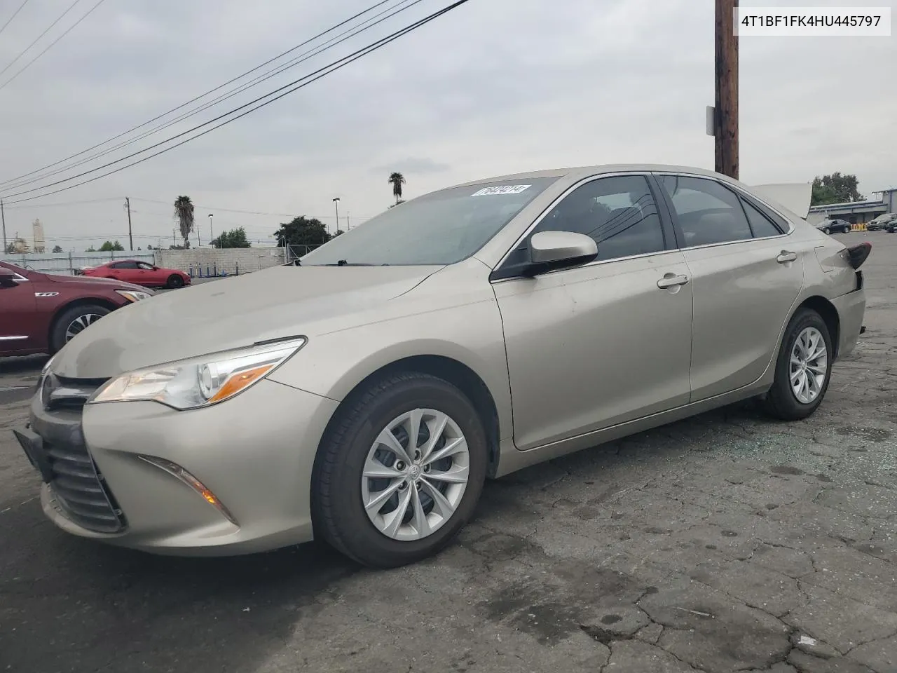 2017 Toyota Camry Le VIN: 4T1BF1FK4HU445797 Lot: 76424214