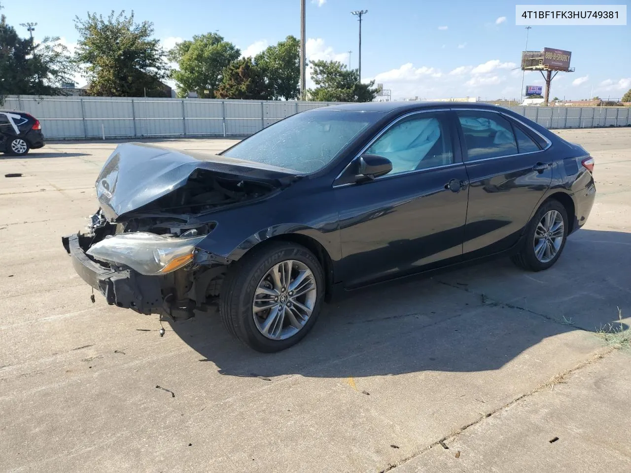 2017 Toyota Camry Le VIN: 4T1BF1FK3HU749381 Lot: 76704324