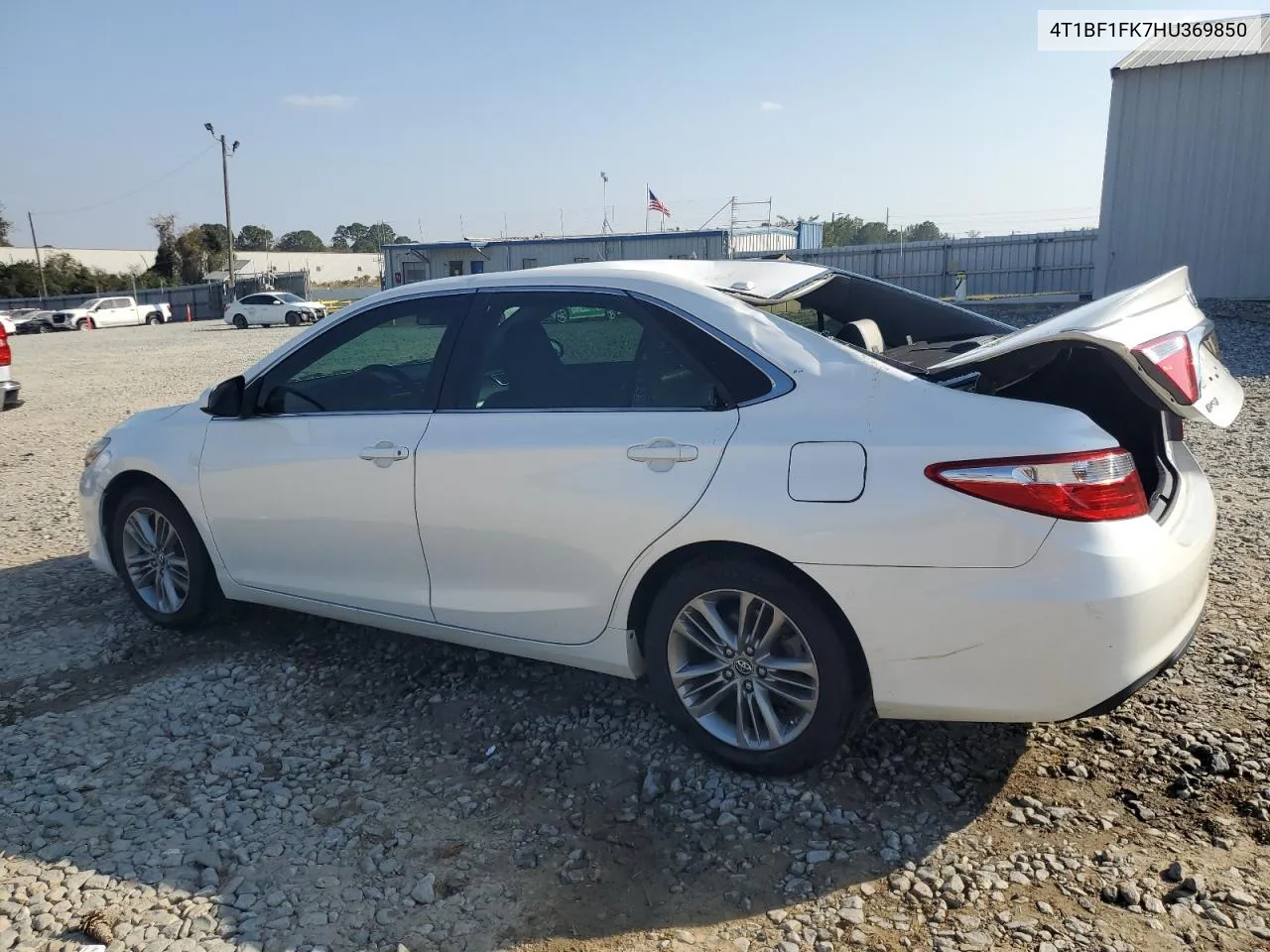 2017 Toyota Camry Le VIN: 4T1BF1FK7HU369850 Lot: 77639714