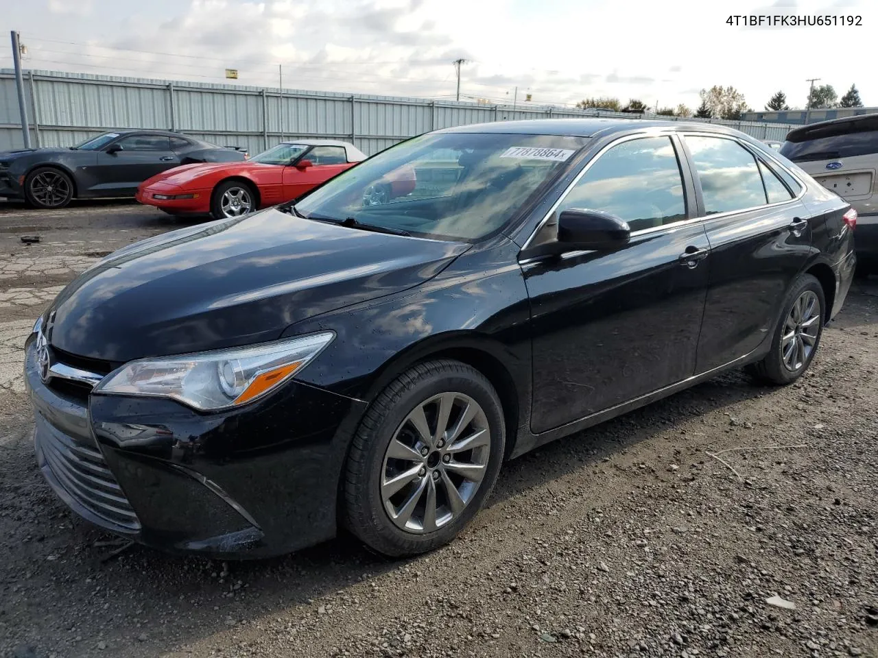 2017 Toyota Camry Le VIN: 4T1BF1FK3HU651192 Lot: 77878864