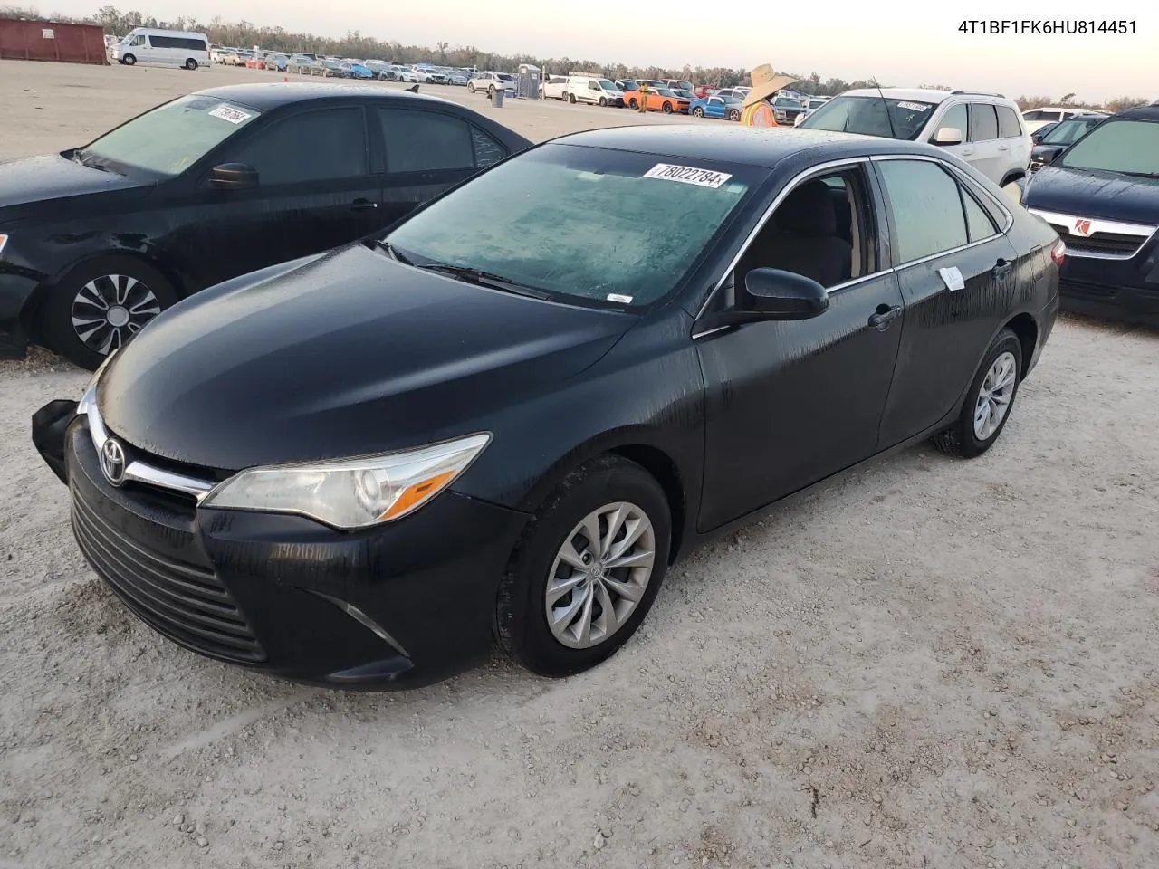 2017 Toyota Camry Le VIN: 4T1BF1FK6HU814451 Lot: 78022784