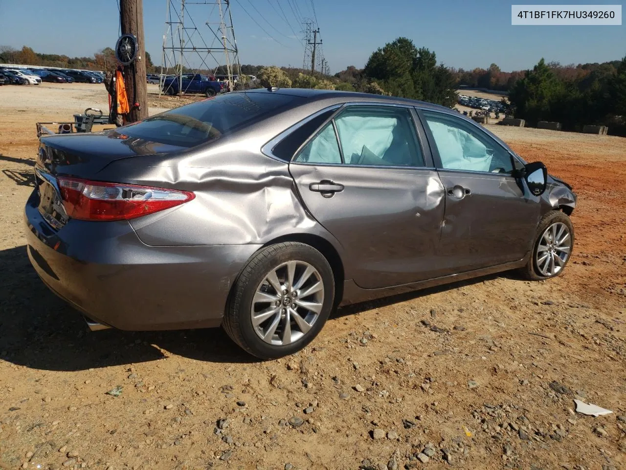 2017 Toyota Camry Le VIN: 4T1BF1FK7HU349260 Lot: 78208184