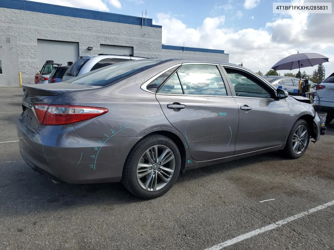 2017 Toyota Camry Le VIN: 4T1BF1FKXHU285831 Lot: 78219584