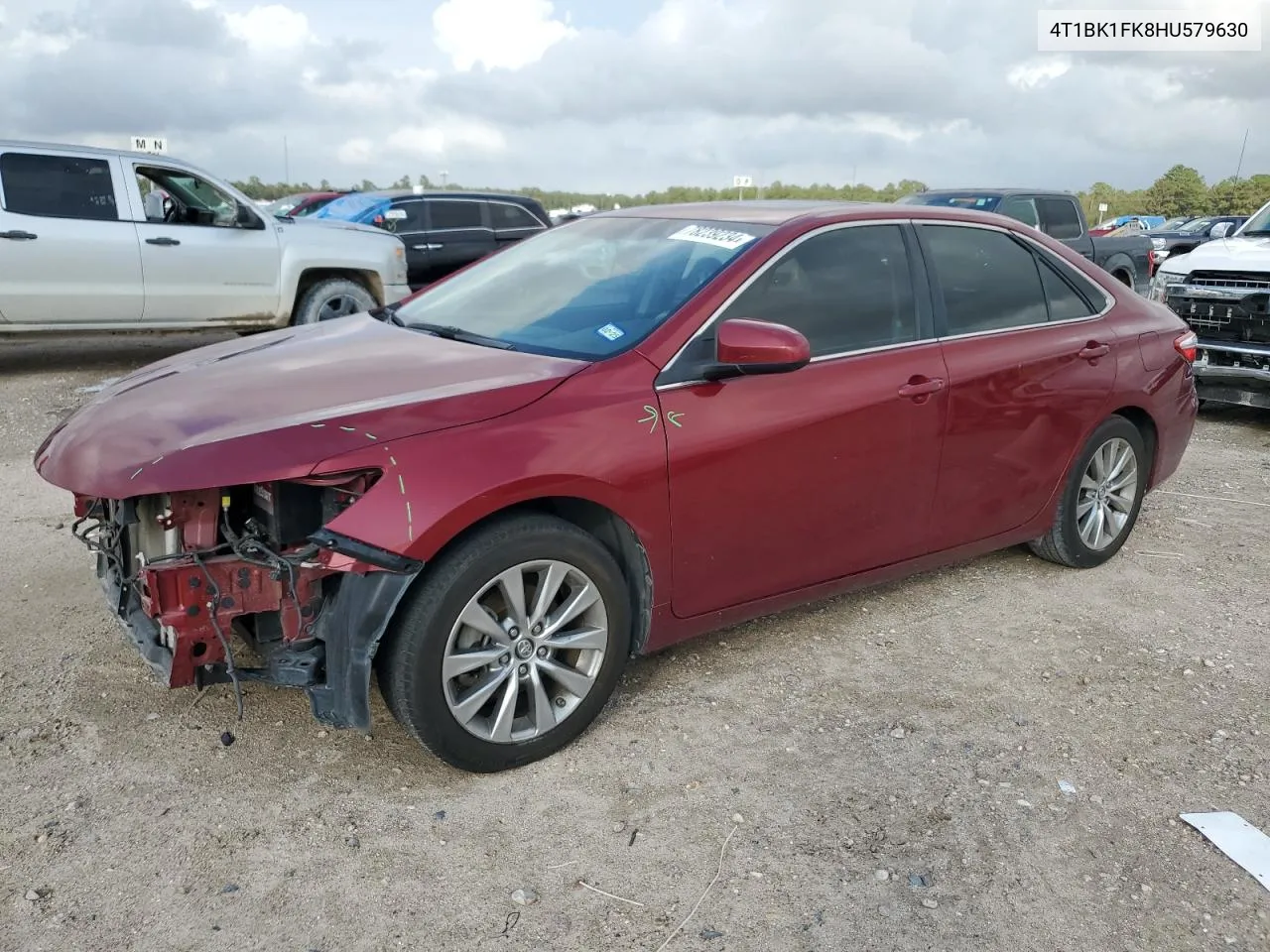 2017 Toyota Camry Xse VIN: 4T1BK1FK8HU579630 Lot: 78239234