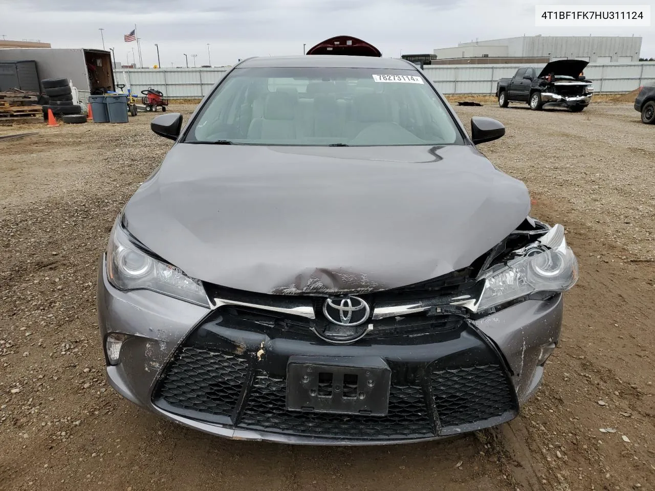 2017 Toyota Camry Le VIN: 4T1BF1FK7HU311124 Lot: 78273114