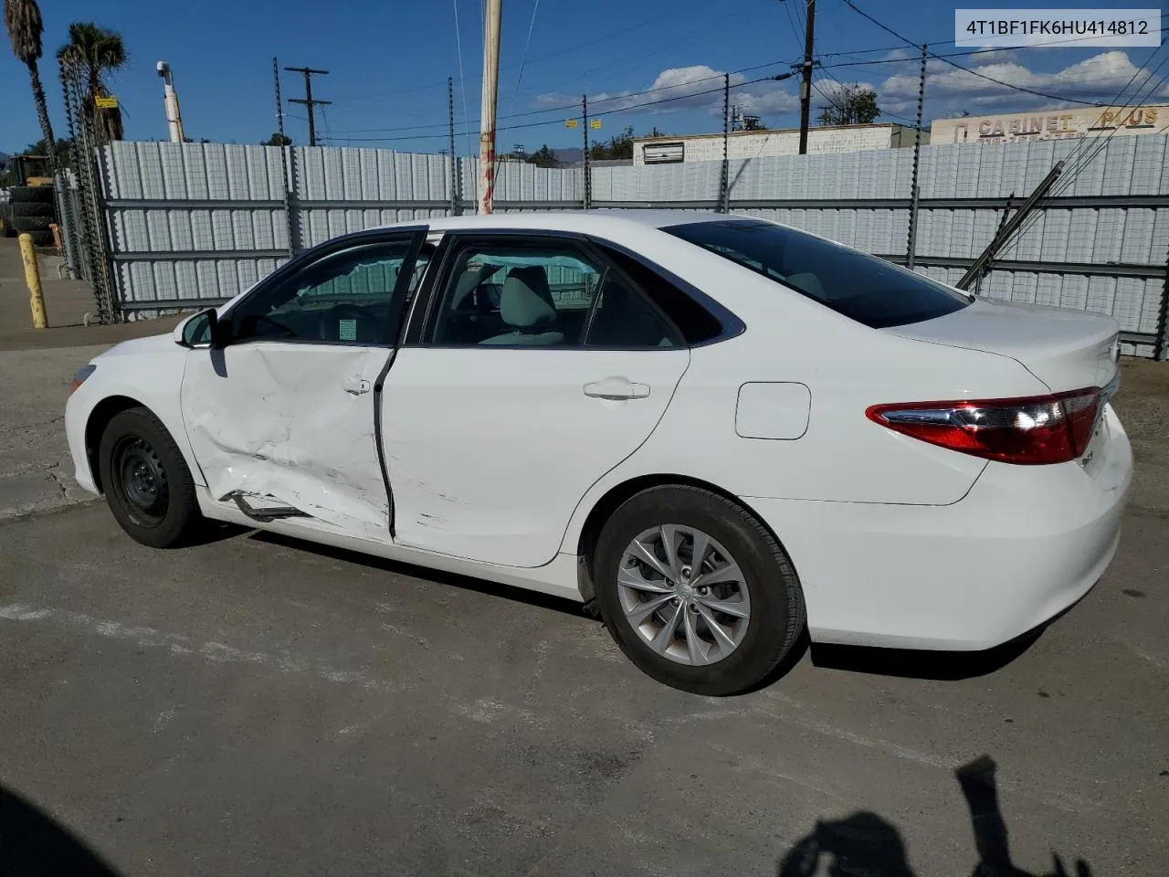 2017 Toyota Camry Le VIN: 4T1BF1FK6HU414812 Lot: 78313554