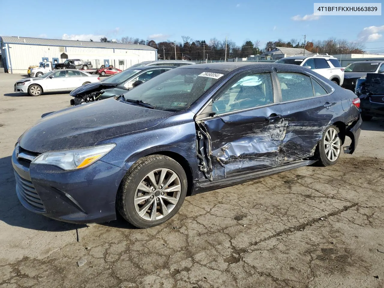 4T1BF1FKXHU663839 2017 Toyota Camry Le