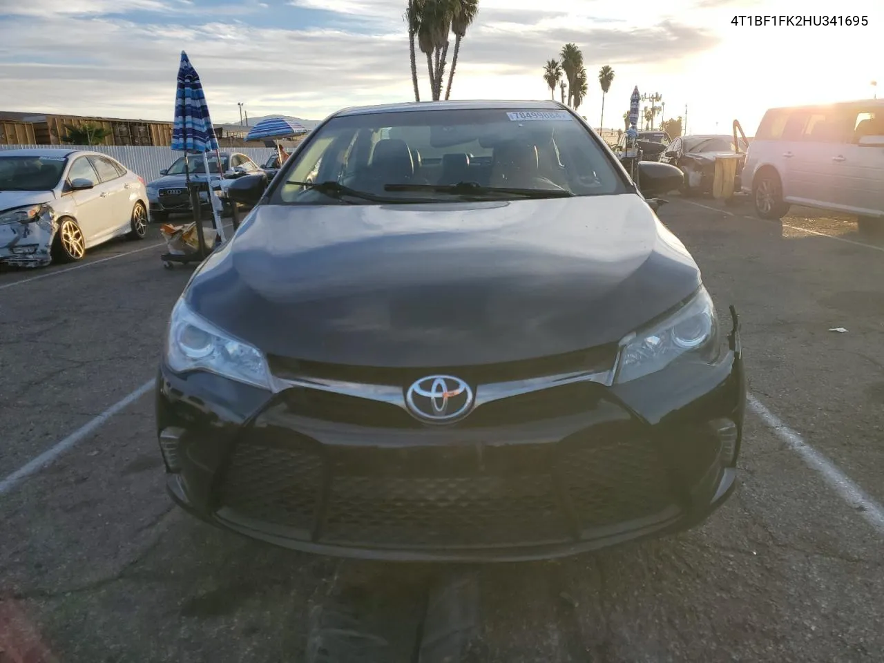 2017 Toyota Camry Le VIN: 4T1BF1FK2HU341695 Lot: 78499884