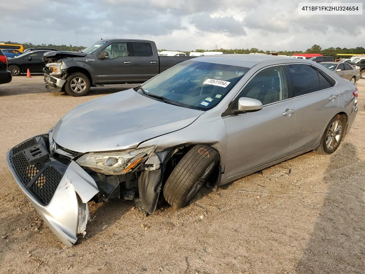 2017 Toyota Camry Le VIN: 4T1BF1FK2HU324654 Lot: 78531054