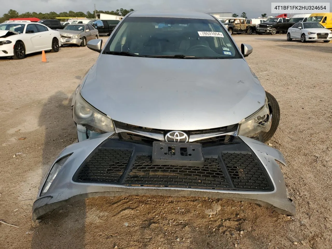 2017 Toyota Camry Le VIN: 4T1BF1FK2HU324654 Lot: 78531054