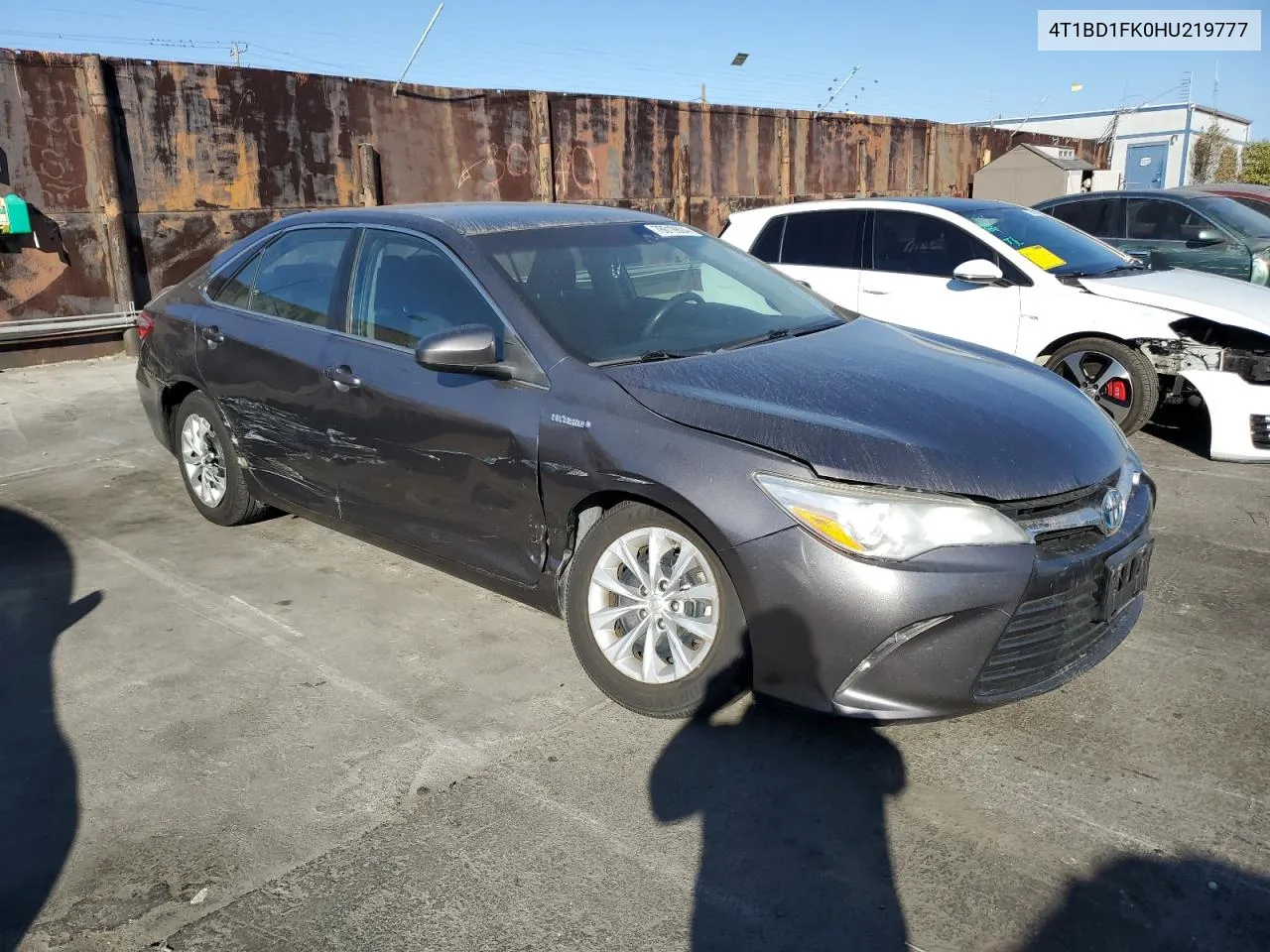 4T1BD1FK0HU219777 2017 Toyota Camry Hybrid