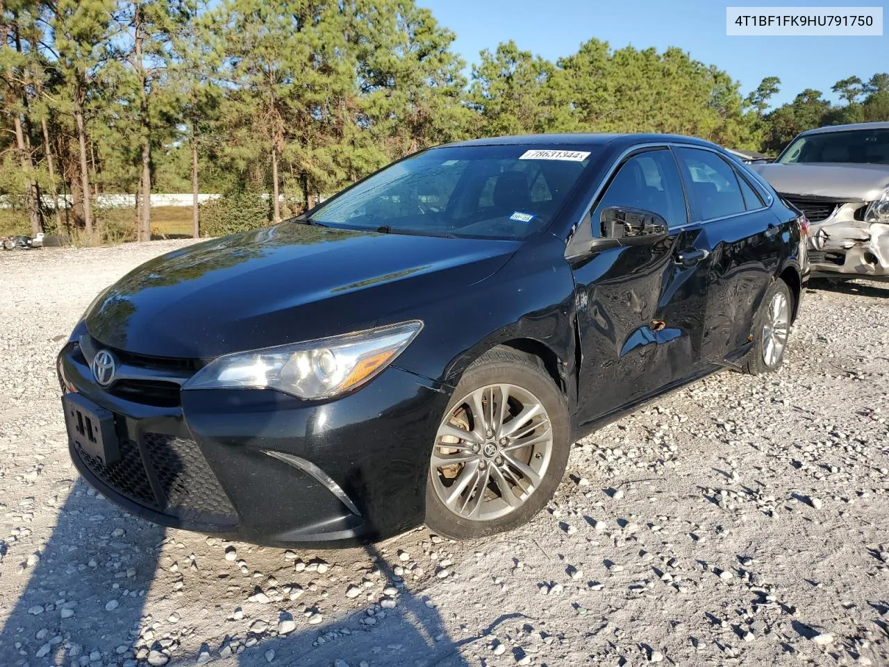 2017 Toyota Camry Le VIN: 4T1BF1FK9HU791750 Lot: 78631344