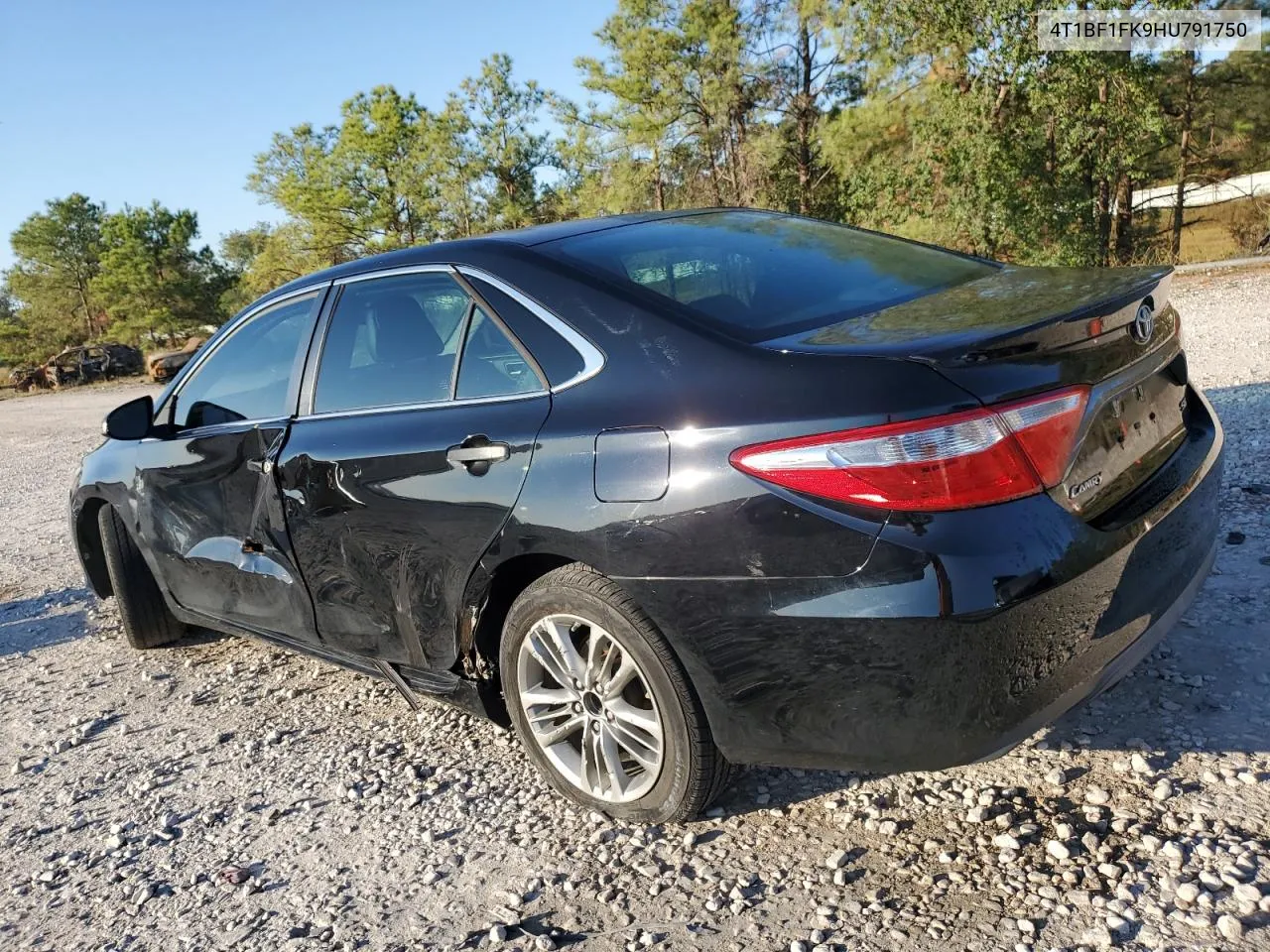 2017 Toyota Camry Le VIN: 4T1BF1FK9HU791750 Lot: 78631344