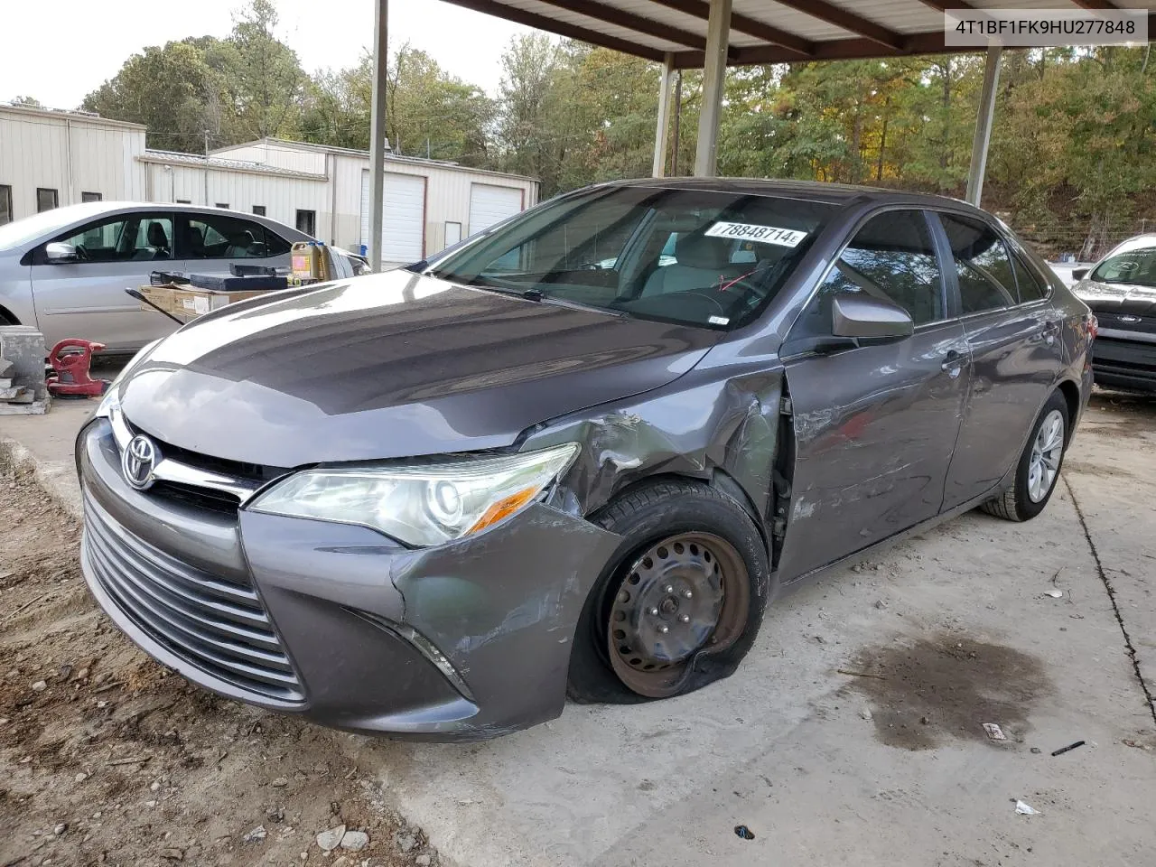 2017 Toyota Camry Le VIN: 4T1BF1FK9HU277848 Lot: 78848714