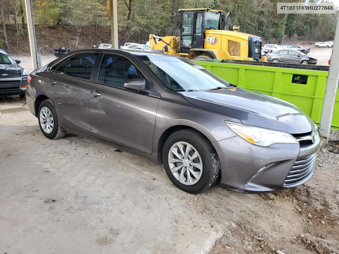 2017 Toyota Camry Le VIN: 4T1BF1FK9HU277848 Lot: 78848714