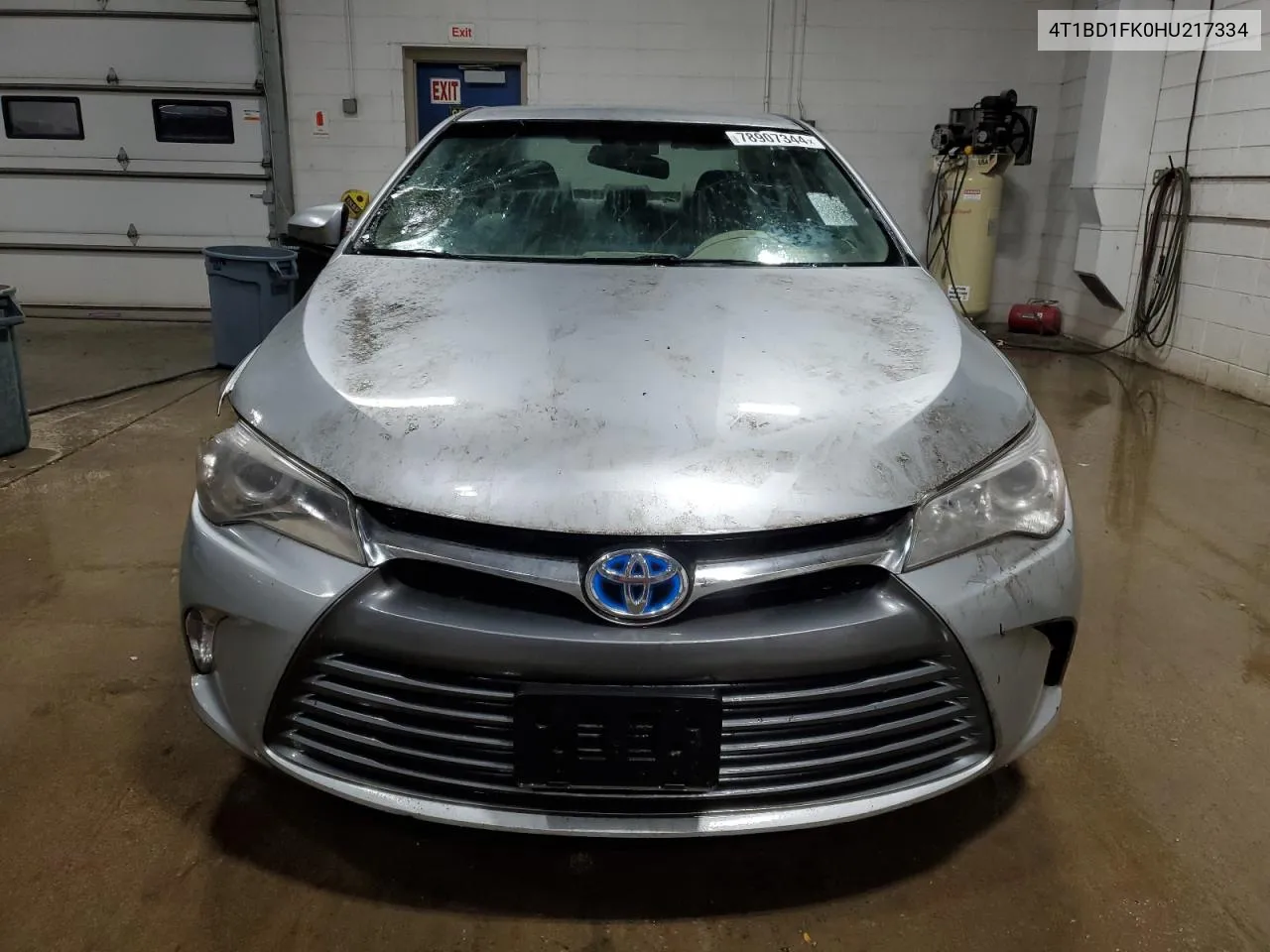 2017 Toyota Camry Hybrid VIN: 4T1BD1FK0HU217334 Lot: 78907344