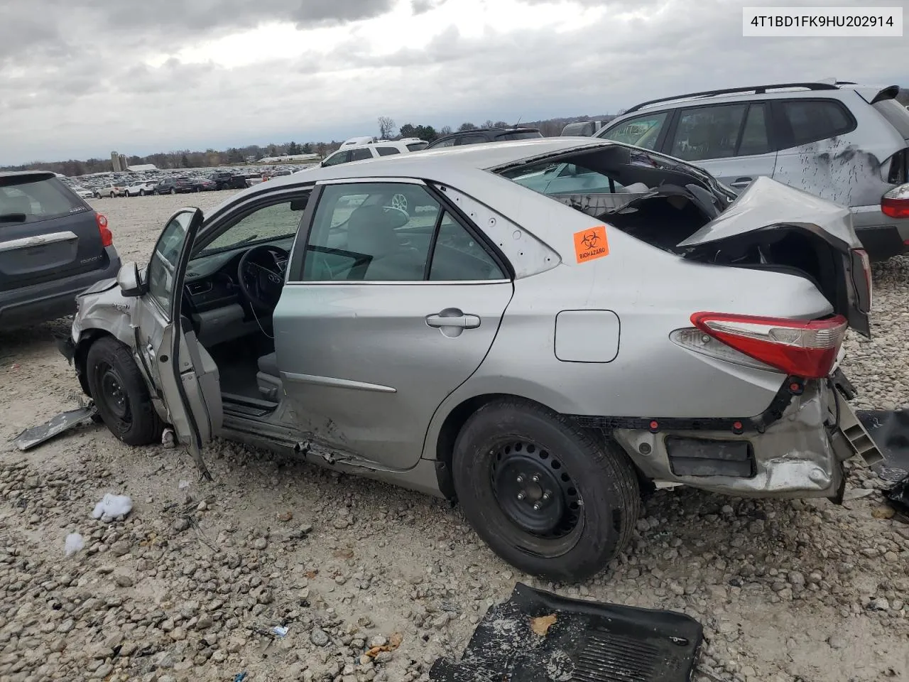 4T1BD1FK9HU202914 2017 Toyota Camry Hybrid