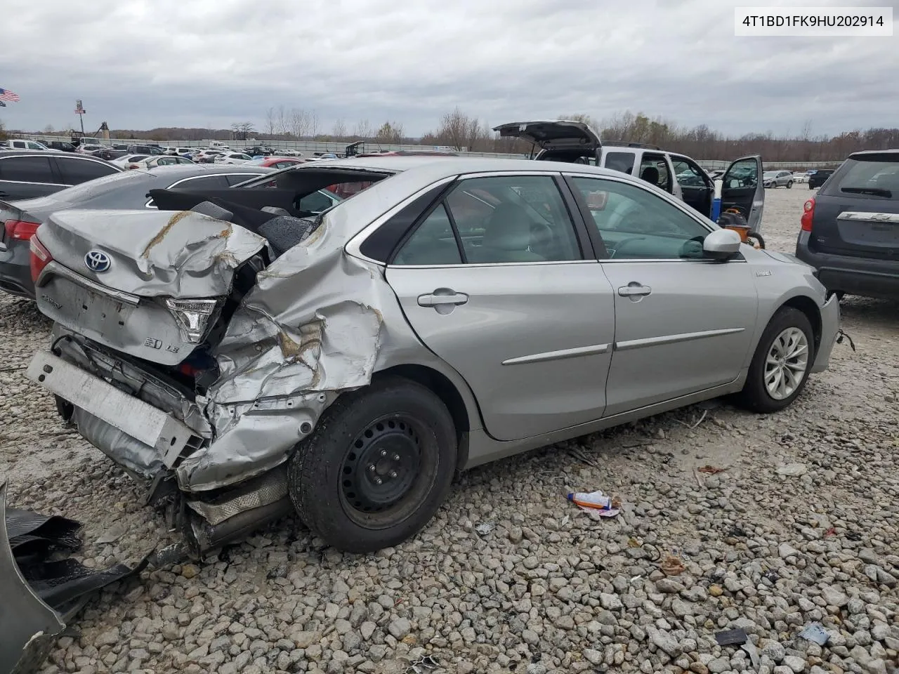 4T1BD1FK9HU202914 2017 Toyota Camry Hybrid