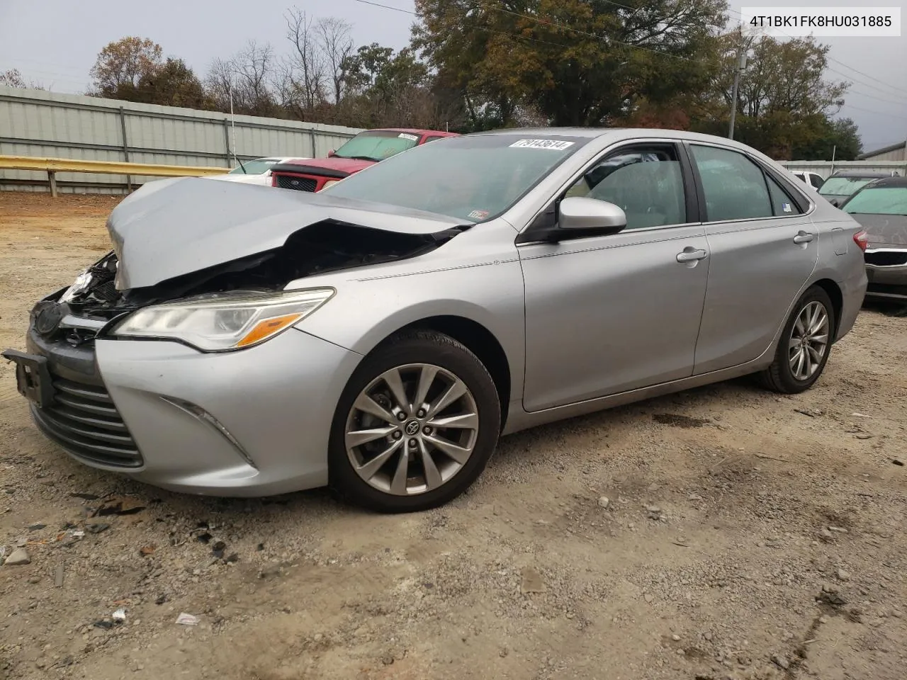 2017 Toyota Camry Xse VIN: 4T1BK1FK8HU031885 Lot: 79143614