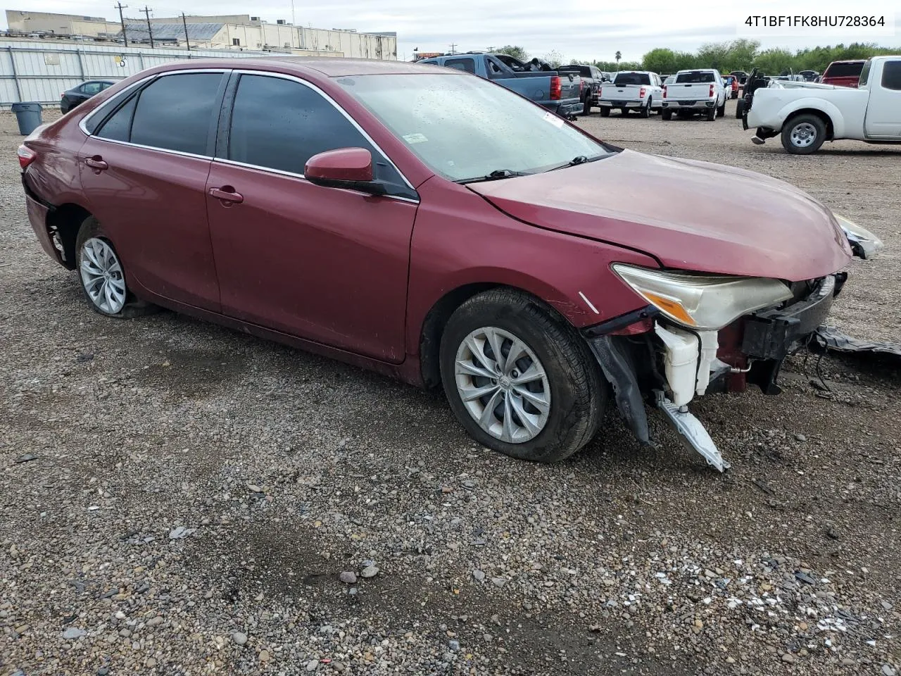 2017 Toyota Camry Le VIN: 4T1BF1FK8HU728364 Lot: 79461734