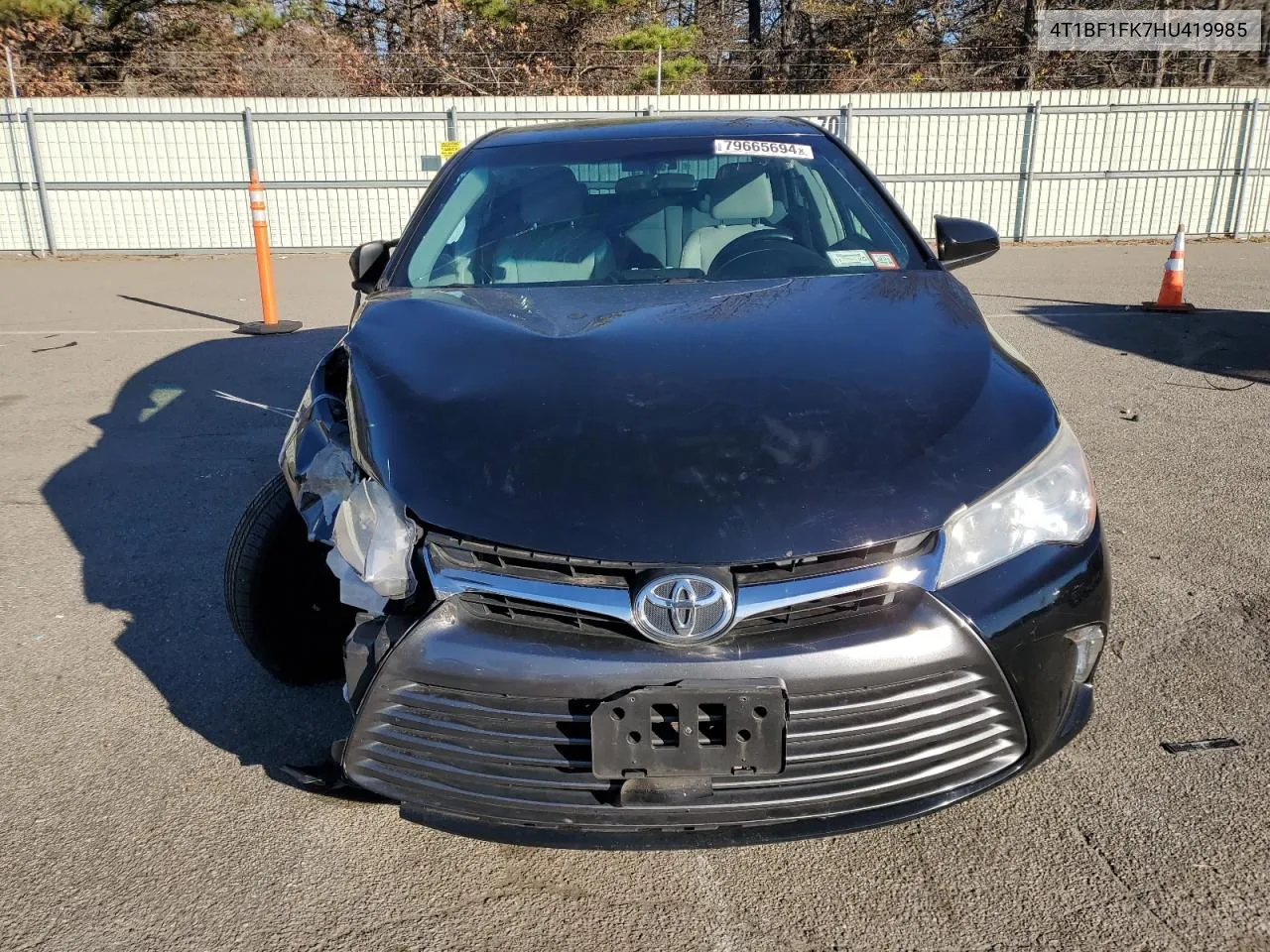 2017 Toyota Camry Le VIN: 4T1BF1FK7HU419985 Lot: 79665694