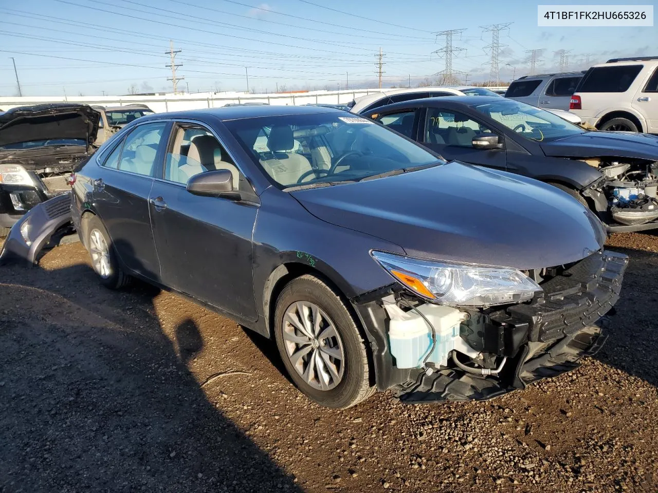 2017 Toyota Camry Le VIN: 4T1BF1FK2HU665326 Lot: 79709844