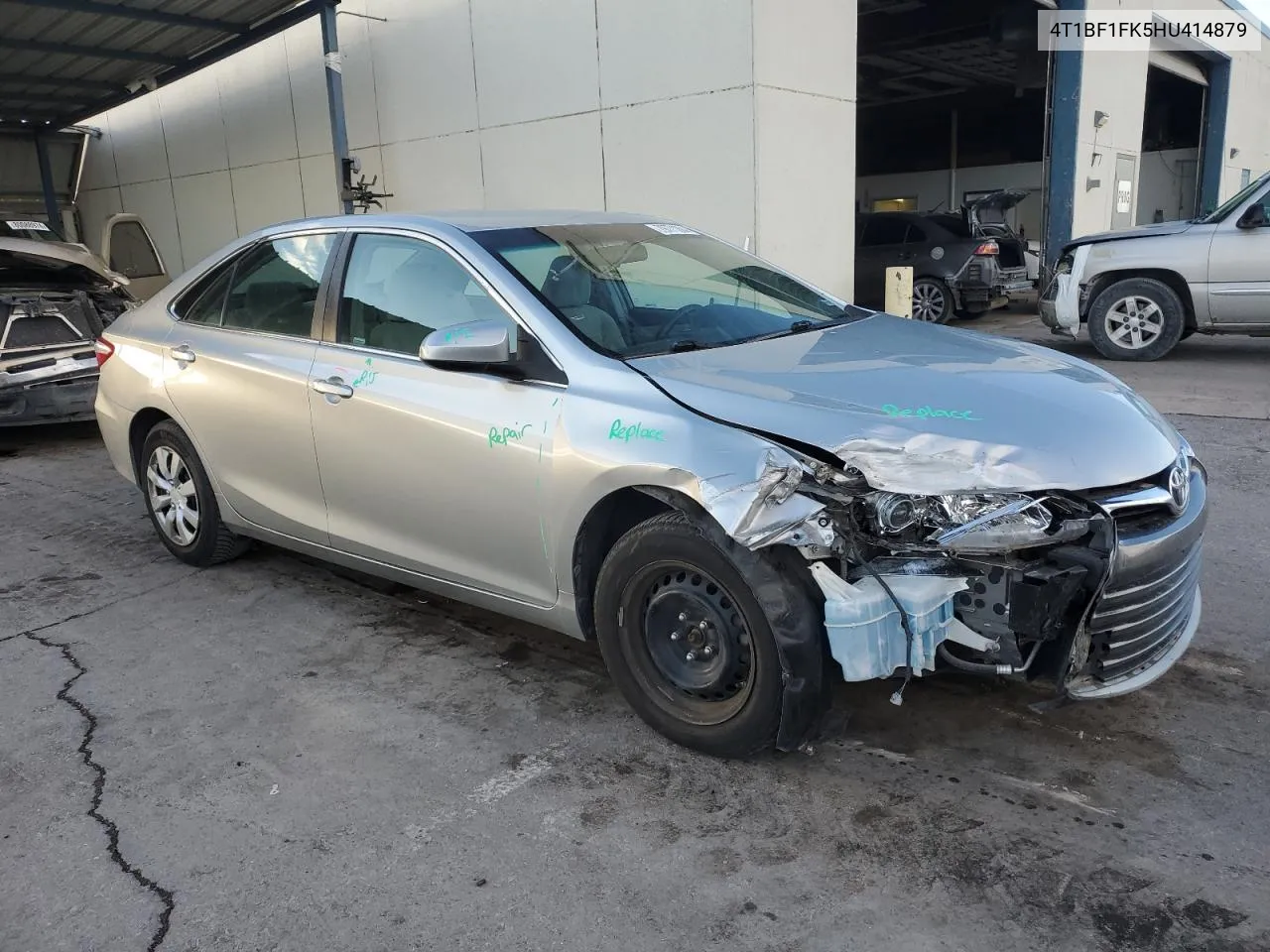 2017 Toyota Camry Le VIN: 4T1BF1FK5HU414879 Lot: 79771204