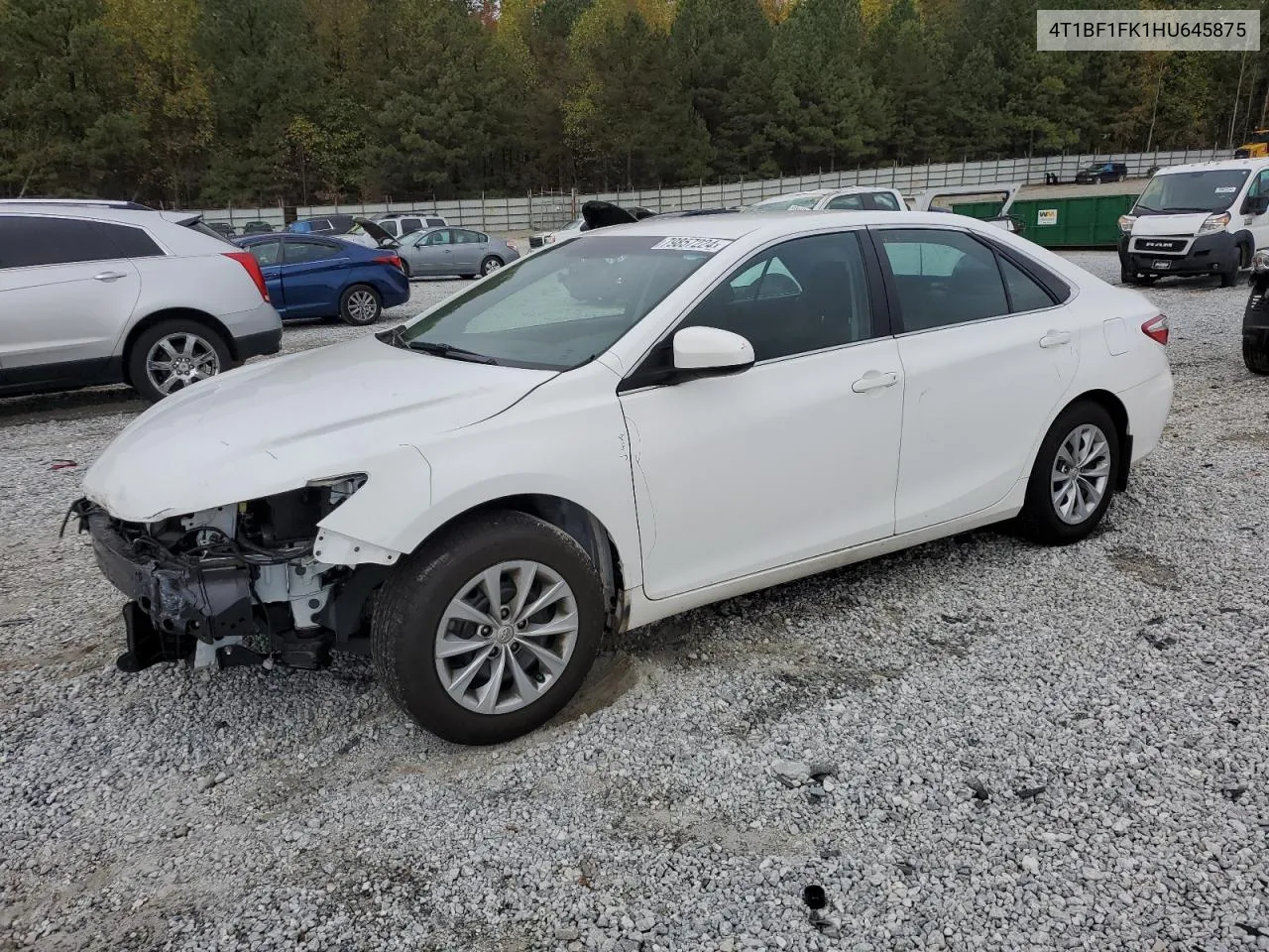 2017 Toyota Camry Le VIN: 4T1BF1FK1HU645875 Lot: 79857224