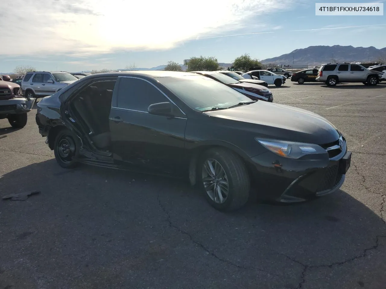 2017 Toyota Camry Le VIN: 4T1BF1FKXHU734618 Lot: 80122574