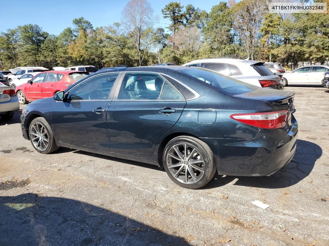 2017 Toyota Camry Xse VIN: 4T1BK1FK9HU032348 Lot: 80287274