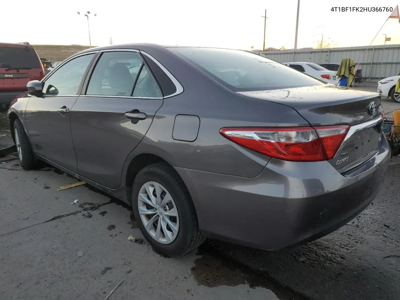 2017 Toyota Camry Le VIN: 4T1BF1FK2HU366760 Lot: 80331374