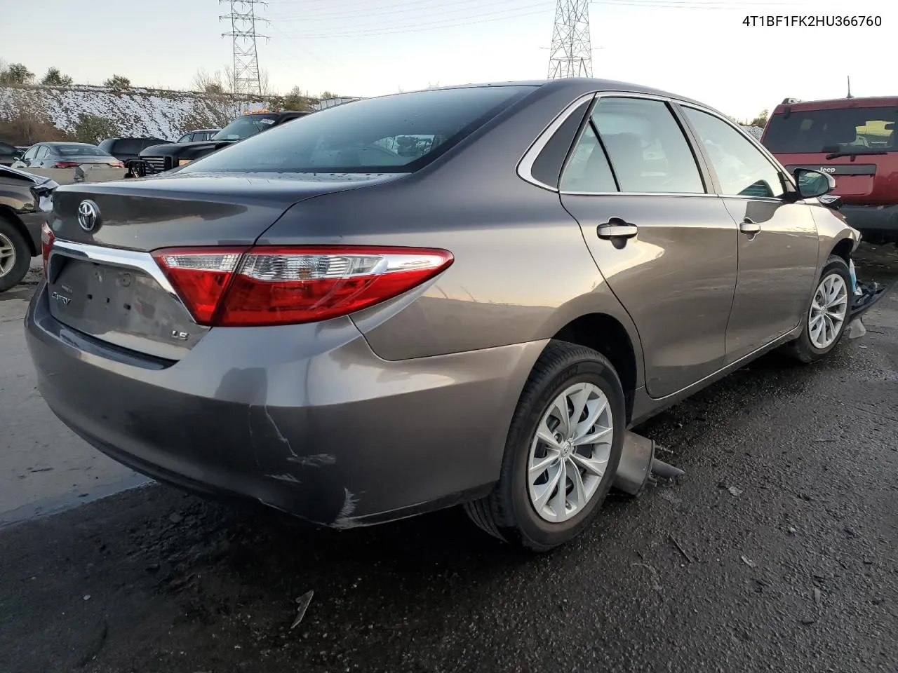 2017 Toyota Camry Le VIN: 4T1BF1FK2HU366760 Lot: 80331374