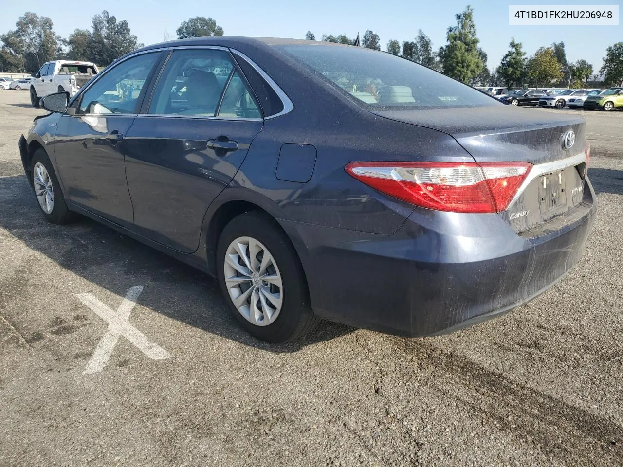 2017 Toyota Camry Hybrid VIN: 4T1BD1FK2HU206948 Lot: 81336624