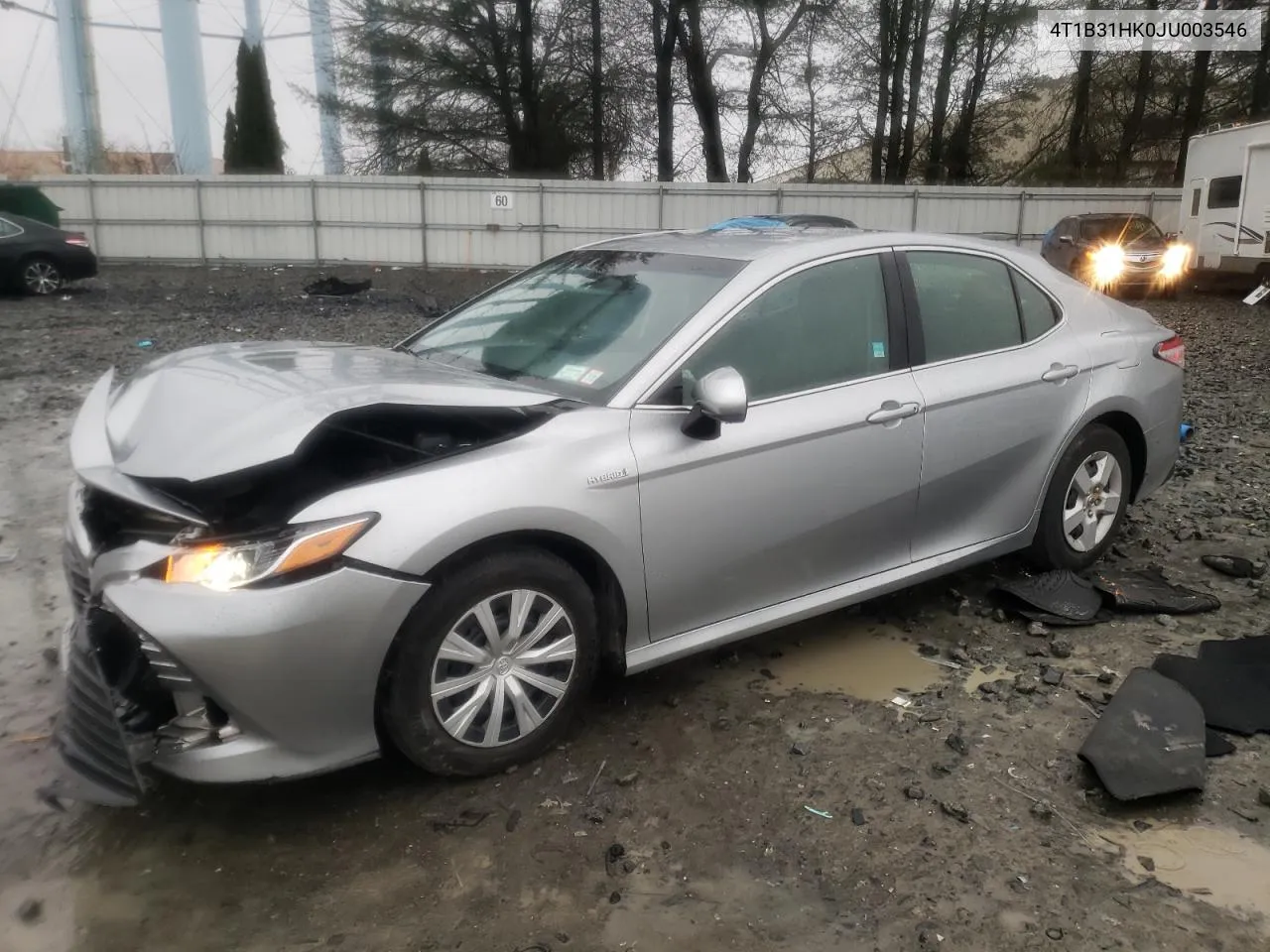 2018 Toyota Camry Le VIN: 4T1B31HK0JU003546 Lot: 49214124