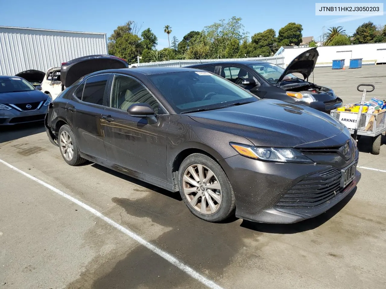 2018 Toyota Camry L VIN: JTNB11HK2J3050203 Lot: 51832834