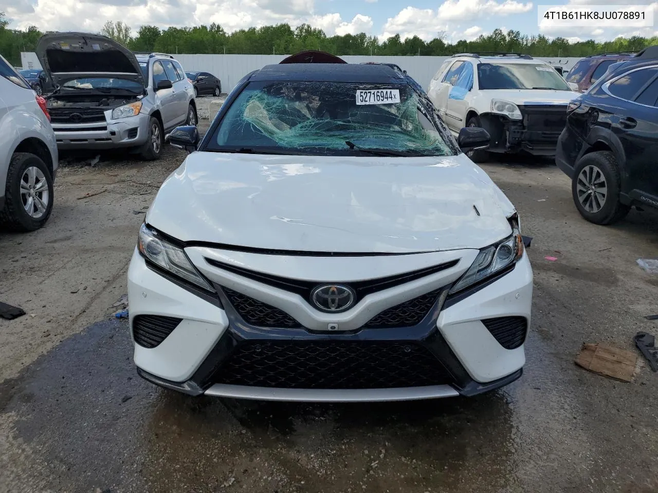 2018 Toyota Camry Xse VIN: 4T1B61HK8JU078891 Lot: 52716944